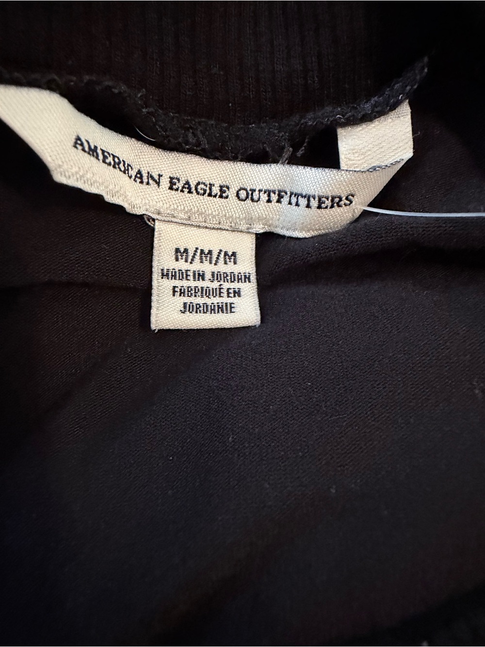American Eagle Outfitters Black Mesh-Shoulder Midi Dress - Picture 3 of 4